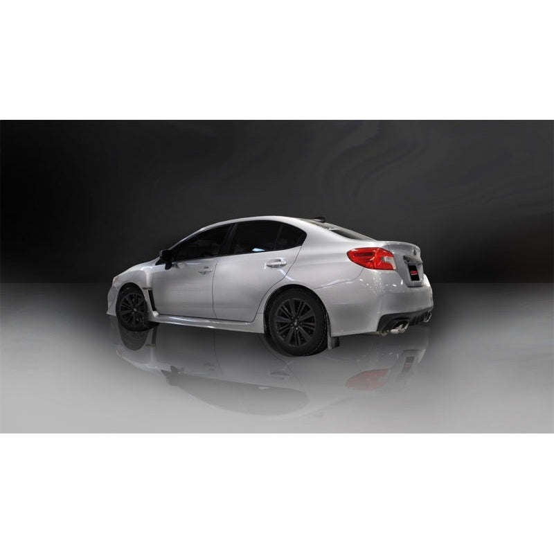 Corsa Sport Cat Back Exhaust w/Polished Quad 3.5in Tips - 2015-2021 Subaru WRX
