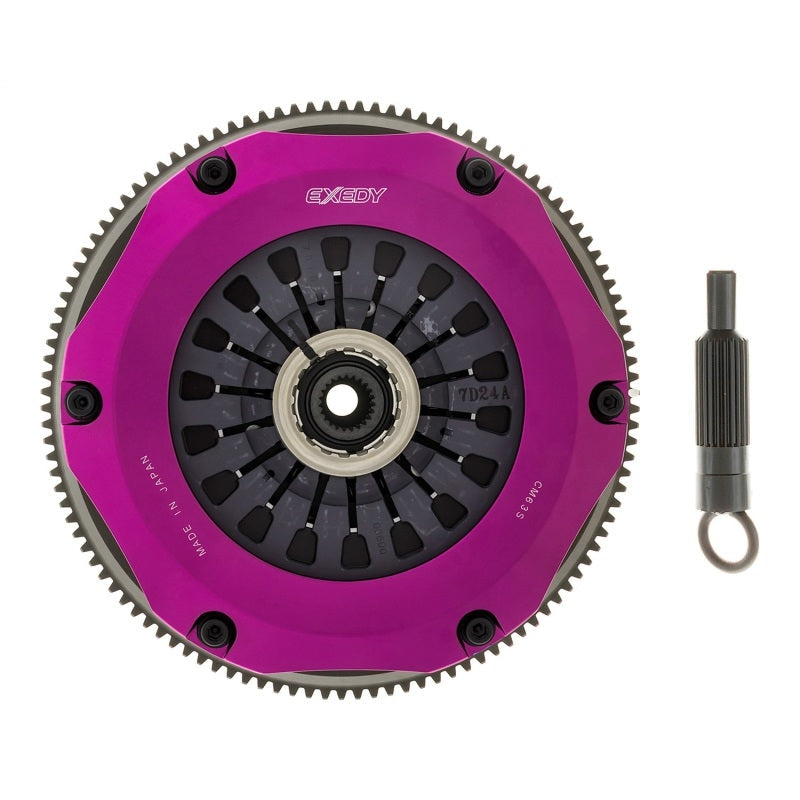 Exedy 96-06 Mitsubishi Evo 4-9 4G63T 2.0L Twin-Organic Clutch Kit - T1 Motorsports