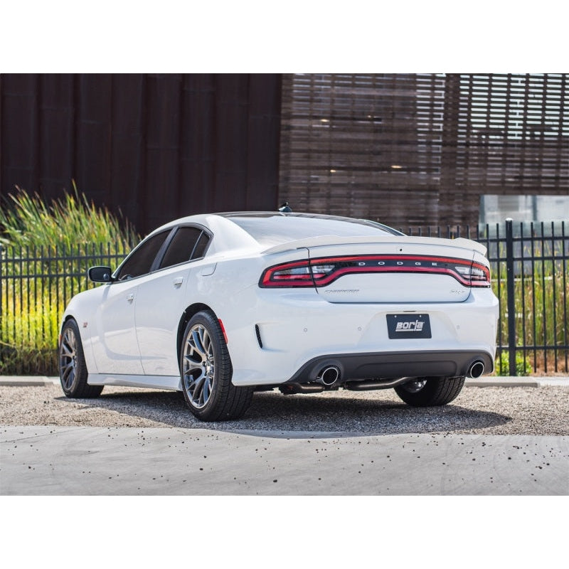 Borla 15-16 Dodge Charger SRT 392 6.4L No Tip Single Split Rear Exit ATAK w/ Valves Exhaust - T1 Motorsports