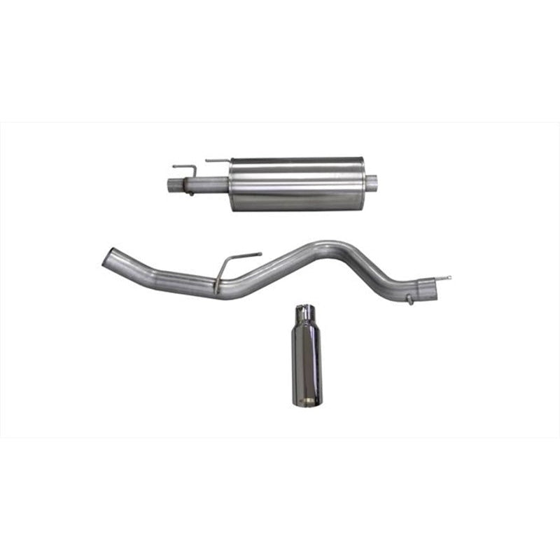 Corsa Sport Cat-Back Exhaust w/ Single 4x14" Tips - 2015-2019 Ford F-150 Ecoboost