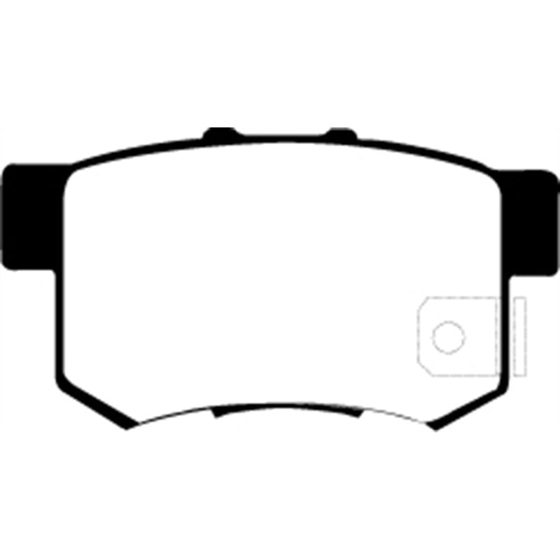 EBC Redstuff Brake Pads -  97 Acura CL 2.2 - Rear Brake Pads