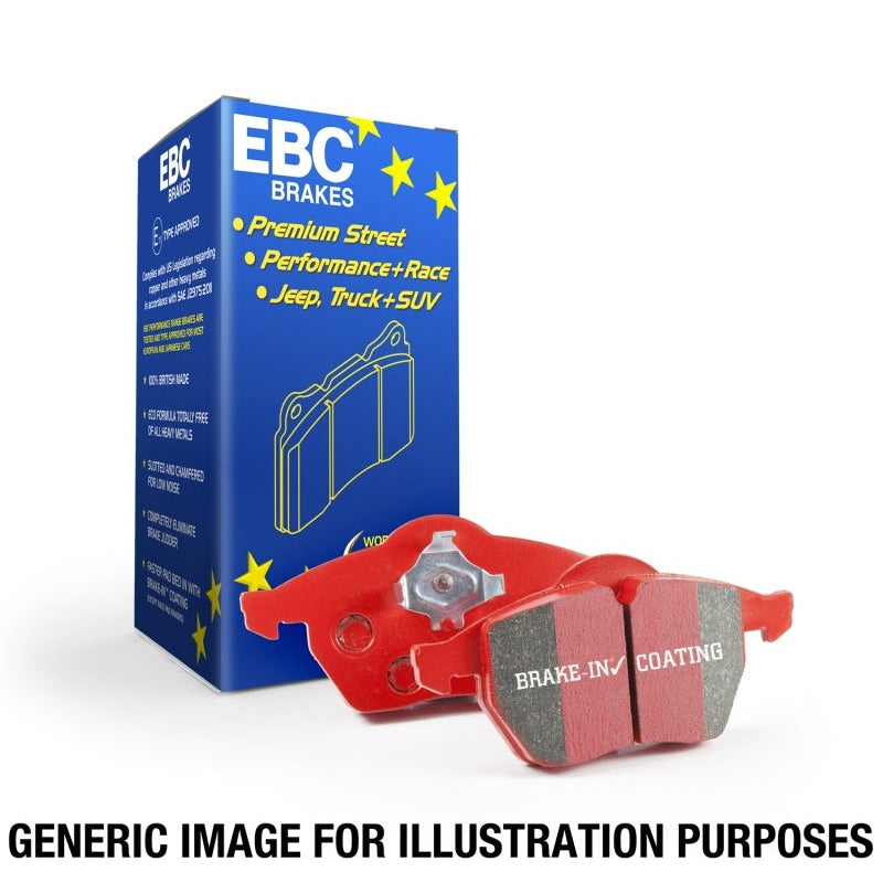 EBC Redstuff Brake Pads -  2015+ Mercedes-Benz C63 S AMG (W205) 4.0L Twin Turbo - Rear Brake Pads