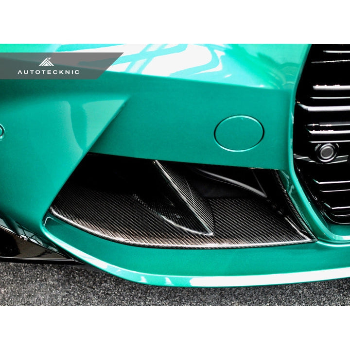 AutoTecknic Dry Carbon Lower Front Bumper Vent Set - G80 M3 | G82/ G83 M4 - T1 Motorsports