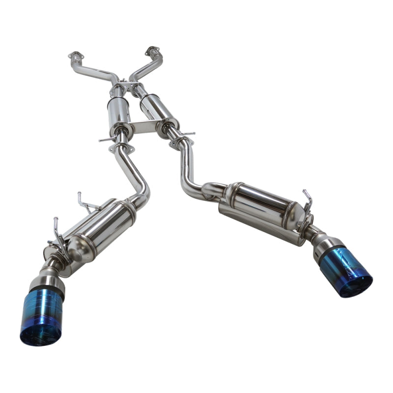 HKS Dual Hi-Power Titanium Tip Catback Exhaust - Nissan 370Z