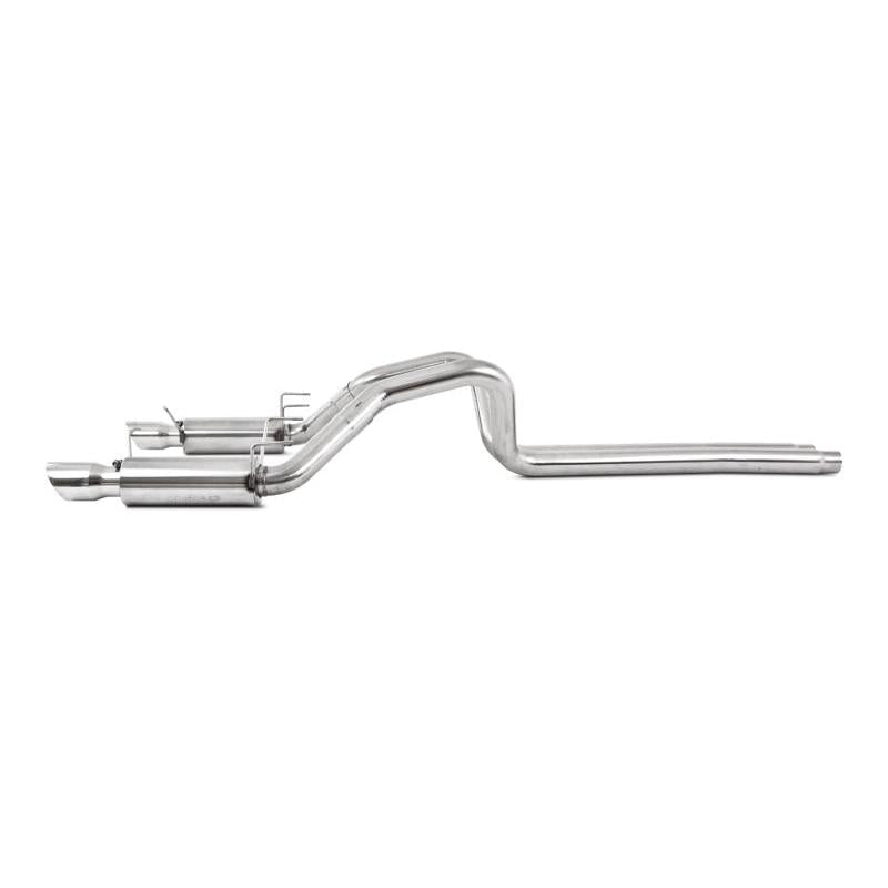 MBRP 11-14 Ford Mustang GT 5.0L Dual Split Rear Race Version T409 3in Cat Back Exhaust System - T1 Motorsports