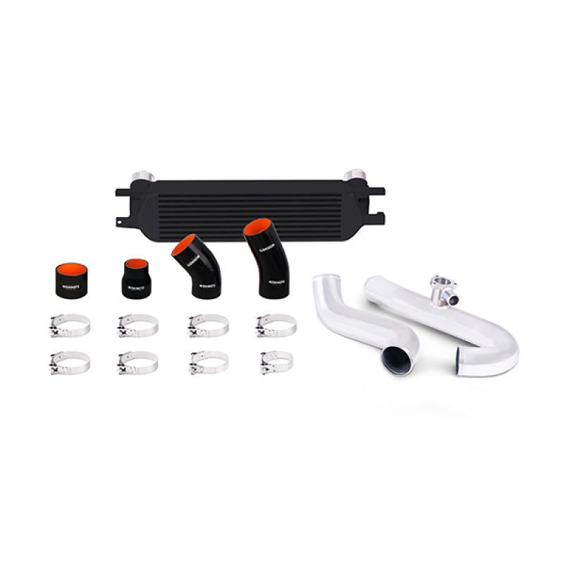 Mishimoto 2015 Ford Mustang EcoBoost Performance Intercooler Kit - Black Core Polished Pipes - T1 Motorsports