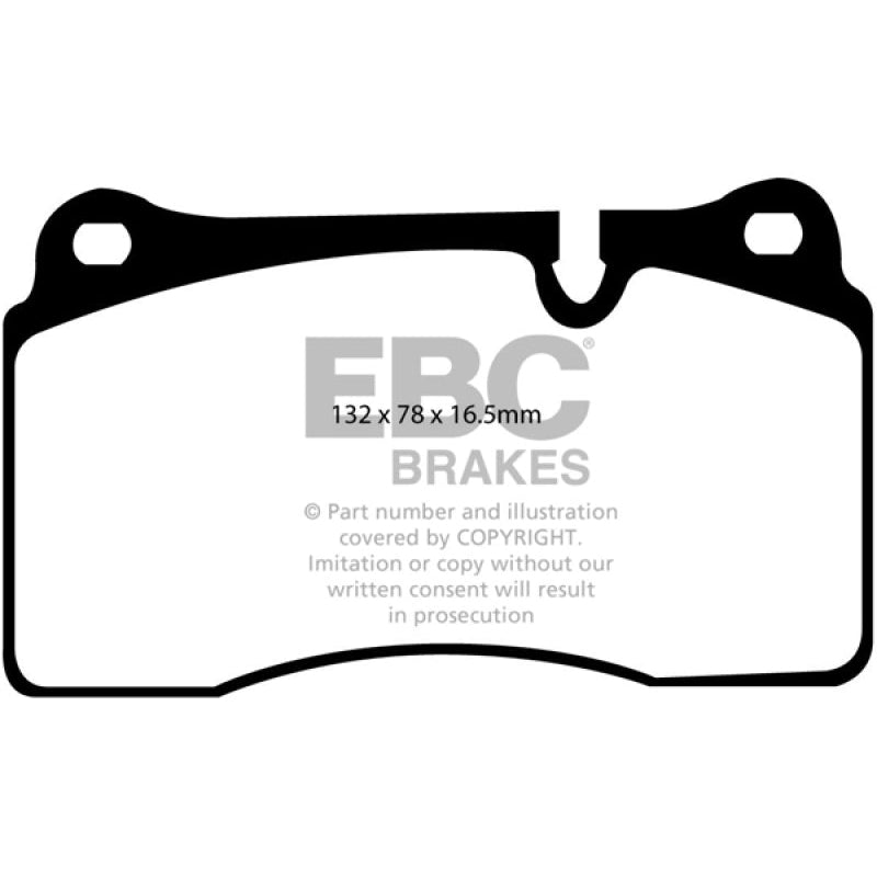 EBC 05-09 Land Rover Range Rover 4.2 Supercharged Extra Duty Front Brake Pads - T1 Motorsports
