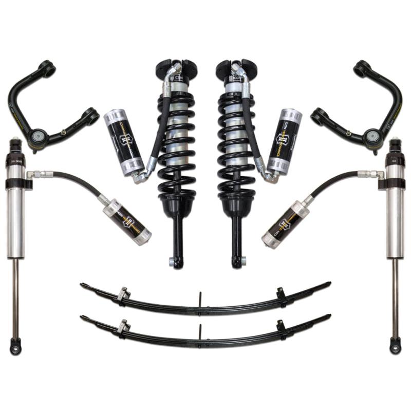 ICON 05-15 Toyota Tacoma 0-3.5in/2016+ Toyota Tacoma 0-2.75in Stg 5 Suspension System w/Tubular Uca - T1 Motorsports
