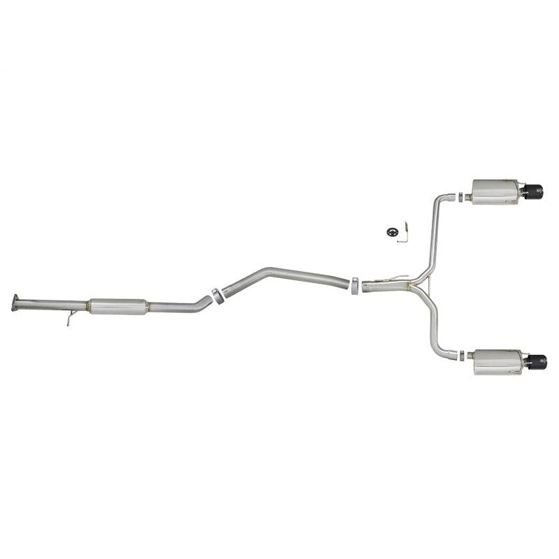 aFe Takeda Exhaust 304SS Dual Cat-Back w/ Black Tips 13-17 Honda Accord LX/EX/EX-L Sedan L4 2.4L