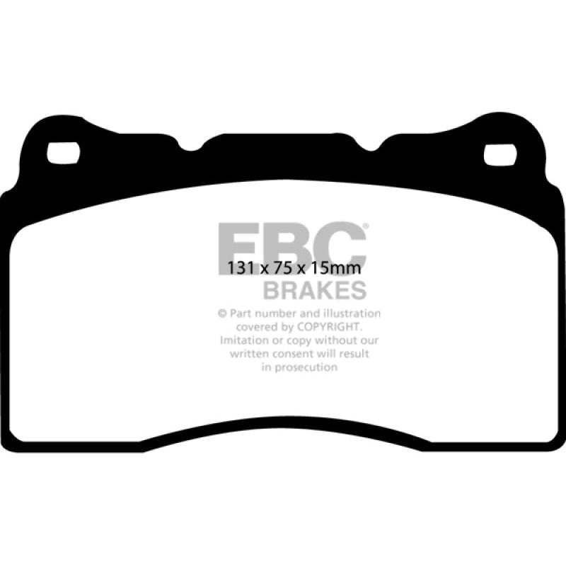 EBC Redstuff Brake Pads -  04-08 Acura TL 3.2 (Manual)(Brembo) - Front Brake Pads