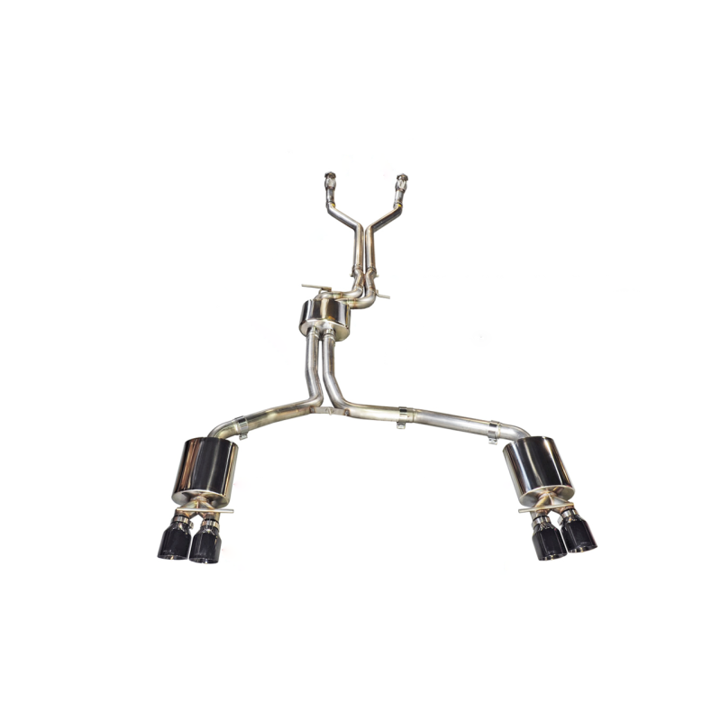 AWE Tuning Audi C7 / C7.5 S7 4.0T Touring Edition Exhaust - Polished Silver Tips