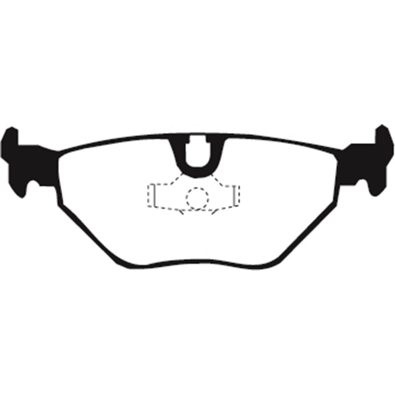 EBC Redstuff Brake Pads -  87-91 BMW M3 2.3 (E30) - Rear Brake Pads
