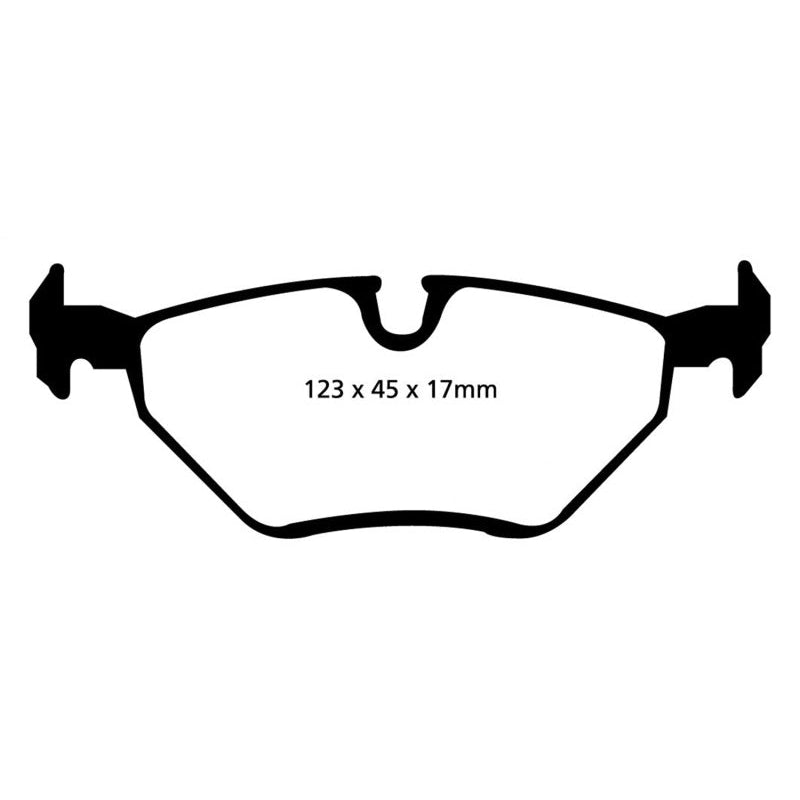 EBC Redstuff Brake Pads -  99-02 BMW Z3 2.5 - Rear Brake Pads