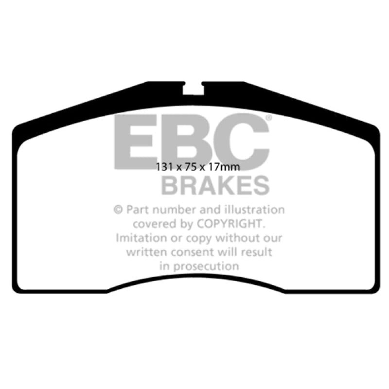 EBC Redstuff Brake Pads -  93-95 Porsche 911 (964) 3.6 Turbo - Front Brake Pads