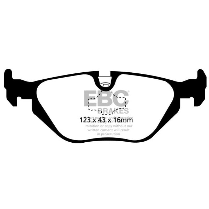 EBC Redstuff Brake Pads -  96-98 BMW Z3 1.9 - Rear Brake Pads