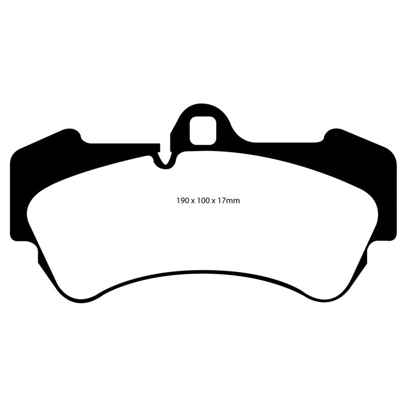 EBC Redstuff Brake Pads -  04-07 Porsche Cayenne 3.2 - Front Brake Pads