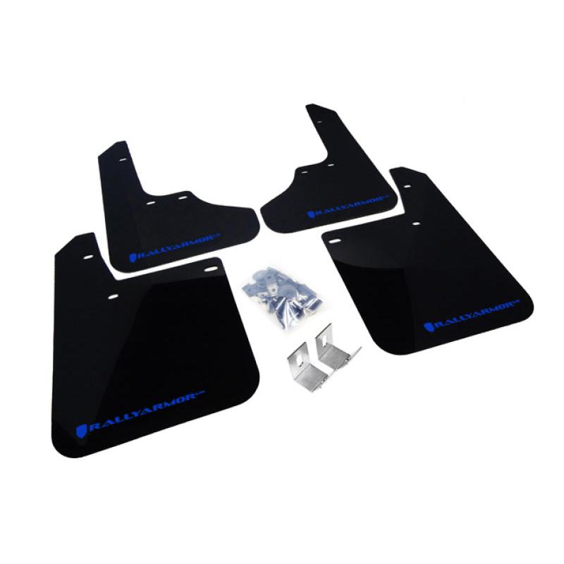 Rally Armor 93-01 Subaru Impreza RS Black UR Mud Flap w/ Blue Logo