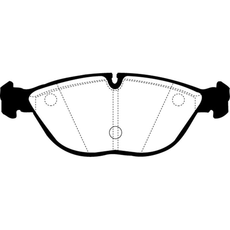 EBC Redstuff Brake Pads -  04-06 Audi TT Quattro 3.2 - Front Brake Pads