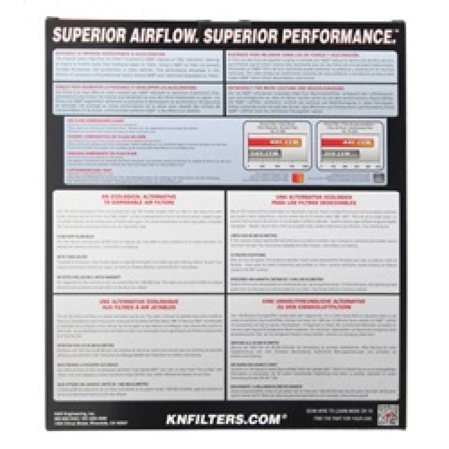 K&N 86-96 Mazda RX-7 1.3L Drop In Air Filter