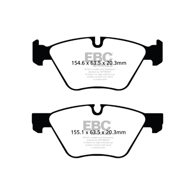EBC Redstuff Brake Pads -  09+ BMW Z4 3.0 (E89) - Front Brake Pads