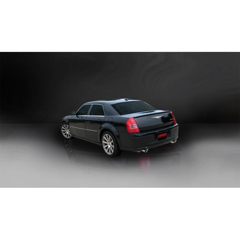 Corsa Xtreme Cat-Back Exhaust w/ Polished Tips - 2005-2010 Dodge Charger SRT-8 6.1L V8
