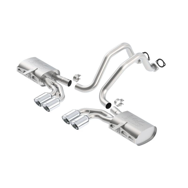 Borla ATAK SS Catback Exhaust - 1997-2004 Chevrolet Corvette 5.7L 8cyl