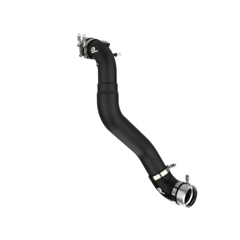 aFe BladeRunner 21-22 Ford F-150 Ecoboost V6-3.5L(tt) Aluminum Hot and Cold Charge Pipe Kit Black - T1 Motorsports
