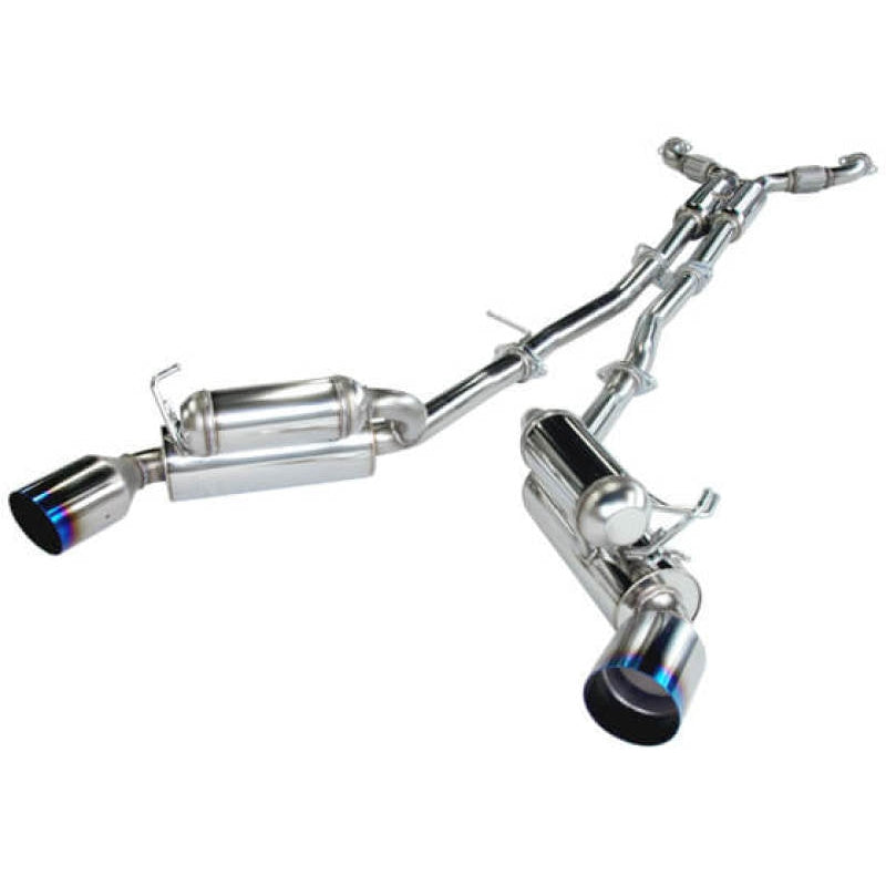 HKS Dual Hi-Power Titanium Tip Catback Exhaust - Infiniti G35