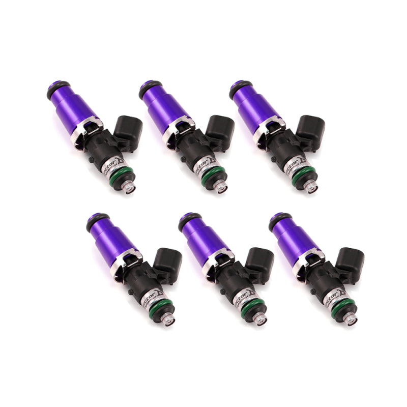 Injector Dynamics 2600-XDS Injectors - 60mm Length - 14mm Top - 14mm Lower O-Ring (Set of 6) - T1 Motorsports