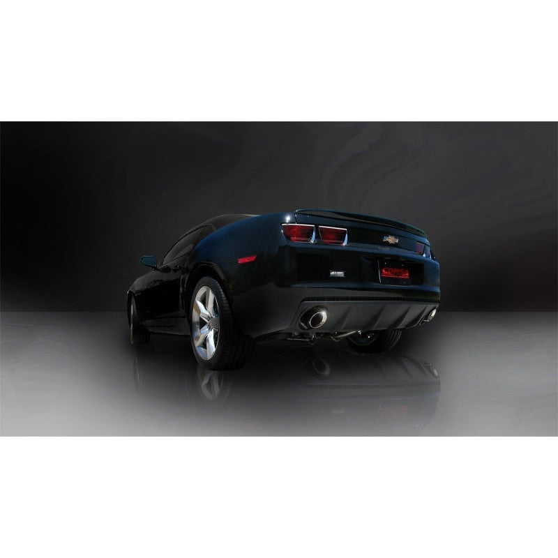 Corsa 10-14 Chevrolet Camaro Convertible RS 3.6L V6 Polished Sport Cat-Back + XO Exhaust - T1 Motorsports