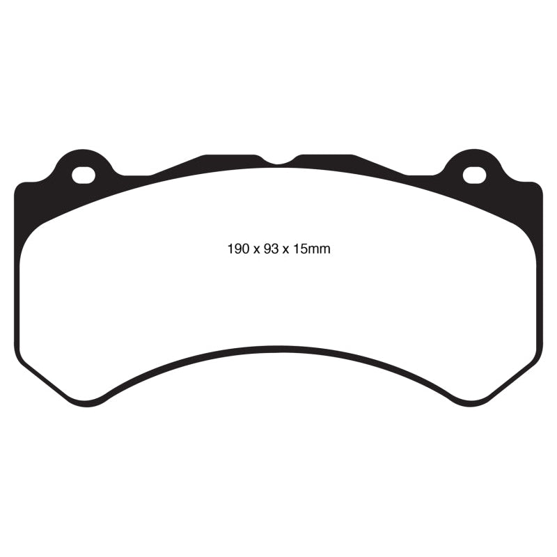 EBC Redstuff Brake Pads -  16+ Cadillac ATS-V 3.6 Twin Turbo - Front Brake Pads