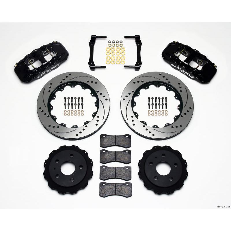 Wilwood AERO4 Rear Kit 14.25in Drilled 2010-2015 Camaro - T1 Motorsports