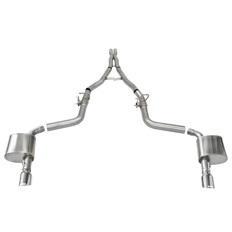 Corsa 15-21 Charger SRT/Hellcat/Redeye 2.75in Valved Catback Dual Rear Exit w/ Single 4.5in Pol Tips - T1 Motorsports
