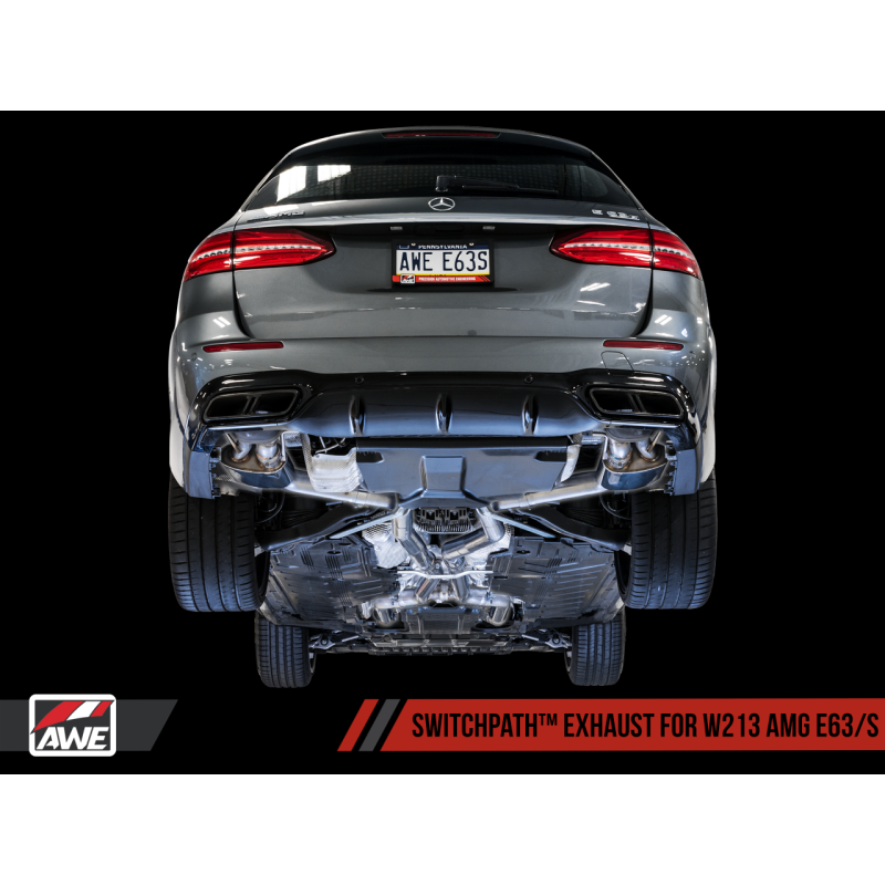 AWE Tuning Mercedes-Benz W213 AMG E63/S Sedan/Wagon SwitchPath Exhaust System - for DPE Cars