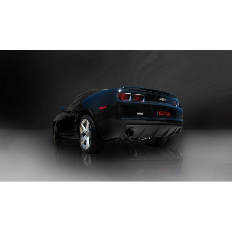 Corsa 10-14 Chevrolet Camaro Coupe SS 6.2L V8 Auto Black Sport Cat-Back + XO Exhaust - T1 Motorsports