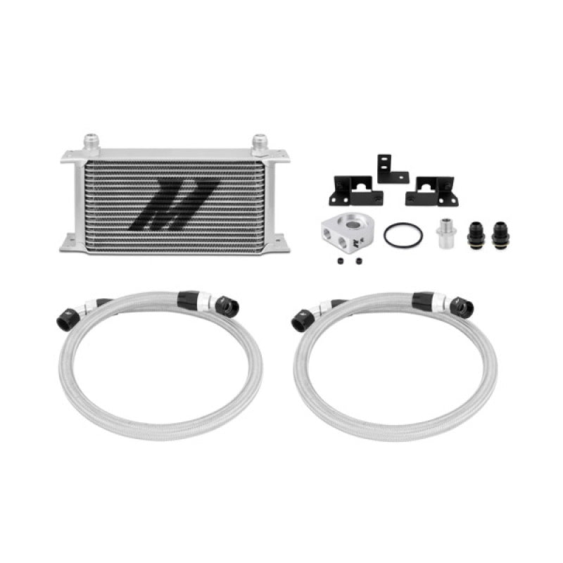 Mishimoto 07-11 Jeep Wrangler JK Oil Cooler Kit - Silver - T1 Motorsports