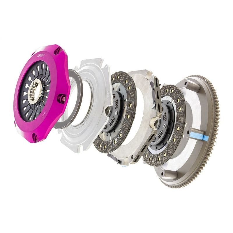 Exedy 96-06 Mitsubishi Evo 4-9 4G63T 2.0L Twin-Organic Clutch Kit - T1 Motorsports