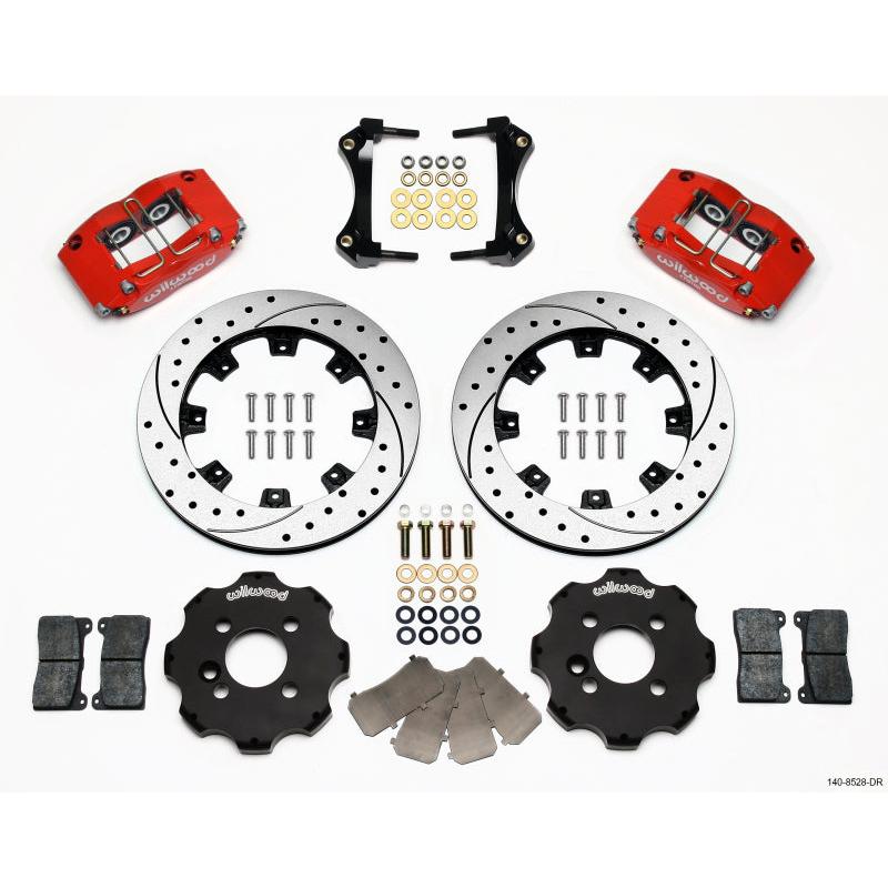 Wilwood Dynapro Radial Front Kit 12.19in Drilled Red Mini Cooper - T1 Motorsports