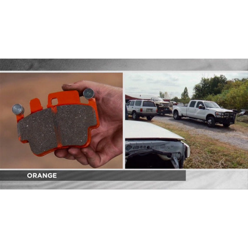 EBC 2018+ Ford F-150 2.7L Twin Turbo (2WD) Orangestuff Front Brake Pads - T1 Motorsports