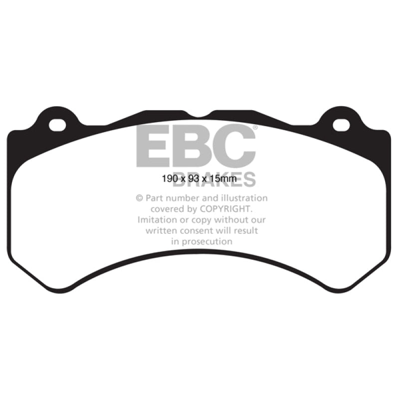 EBC Redstuff Brake Pads -  16+ Cadillac ATS-V 3.6 Twin Turbo - Front Brake Pads
