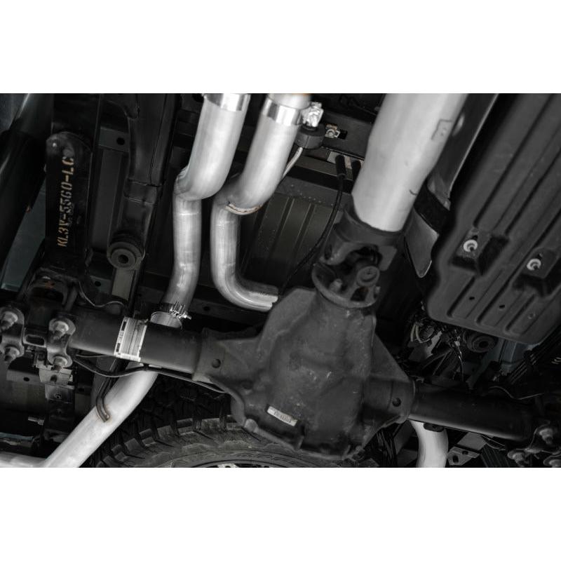MBRP 17-20 Ford F-150 Raptor 3.5L Ecoboost Dual Rear Exit T409 3in Resonater Back Exhaust System - T1 Motorsports