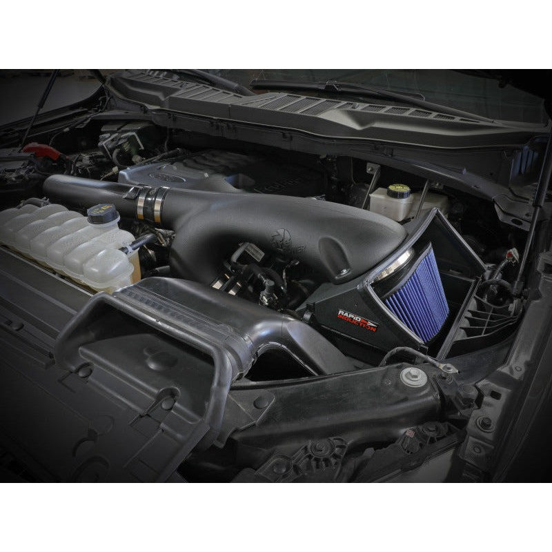 aFe Rapid Induction Cold Air Intake System w/Pro 5R Filter 2021+ Ford F-150 V6-3.5L (tt)