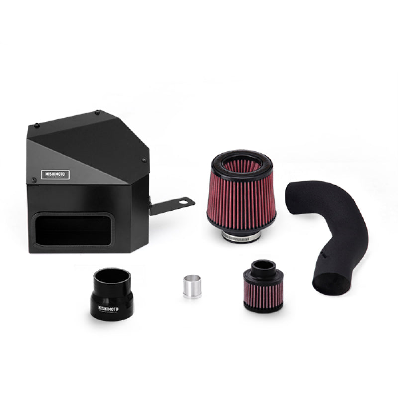 Mishimoto 15-16 VW Golf/GTI 1.8L/2.0L Performance Air Intake Kit - Wrinkle Black - T1 Motorsports
