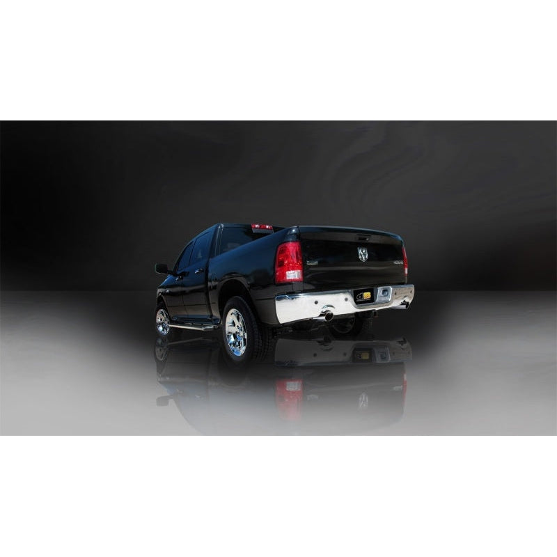 Corsa Sport Cat-Back Exhaust - Polished Dual 4x14" Tips - 2009-2021 Dodge Ram 1500 3.7L, 5.7L