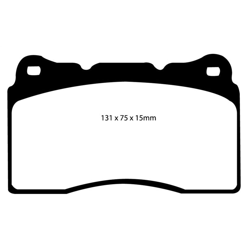 EBC Redstuff Brake Pads -  04-08 Acura TL 3.2 (Manual)(Brembo) - Front Brake Pads