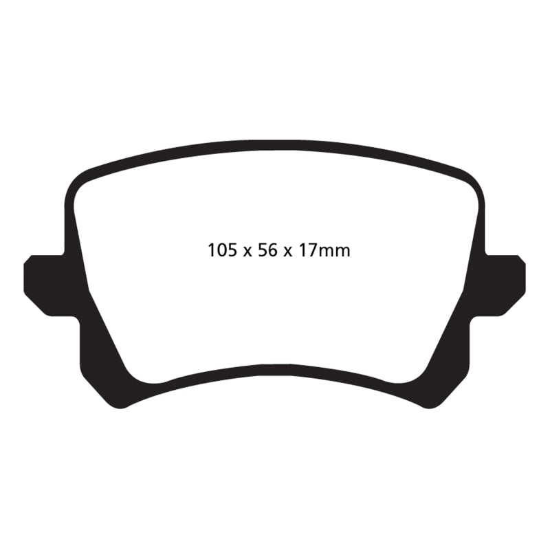 EBC Redstuff Brake Pads -  15+ Audi Q3 2.0 Turbo - Rear Brake Pads