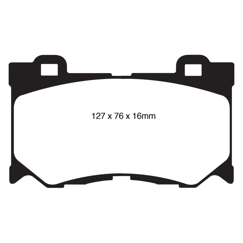EBC Redstuff Brake Pads -  08-13 Infiniti FX50 5.0 - Front Brake Pads
