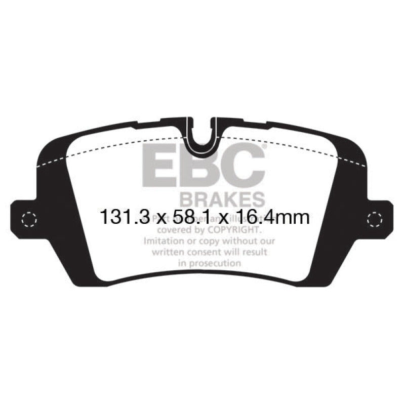 EBC 13+ Land Rover Range Rover 3.0 Supercharged Extra Duty Rear Brake Pads - T1 Motorsports