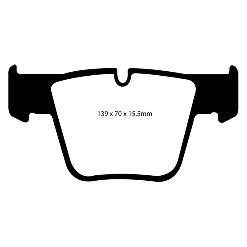 EBC Redstuff Brake Pads -  07-11 Mercedes-Benz CL63 AMG 6.2 - Front Brake Pads