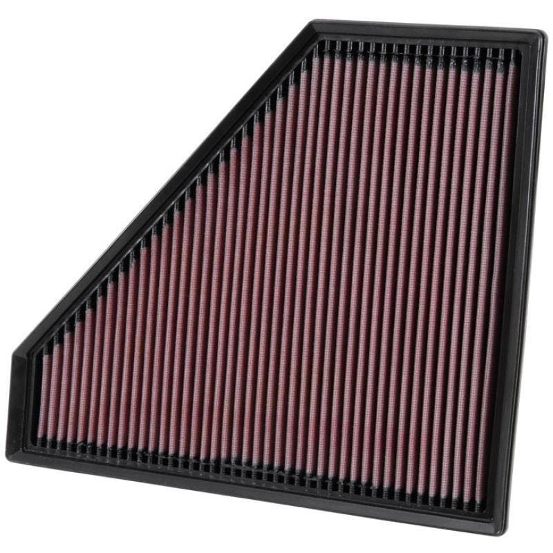 K&N Replacement Panel Air Filter 12.313in OS L x 10.313in OS W x 1.188in H for 13-14 Cadillac ATS